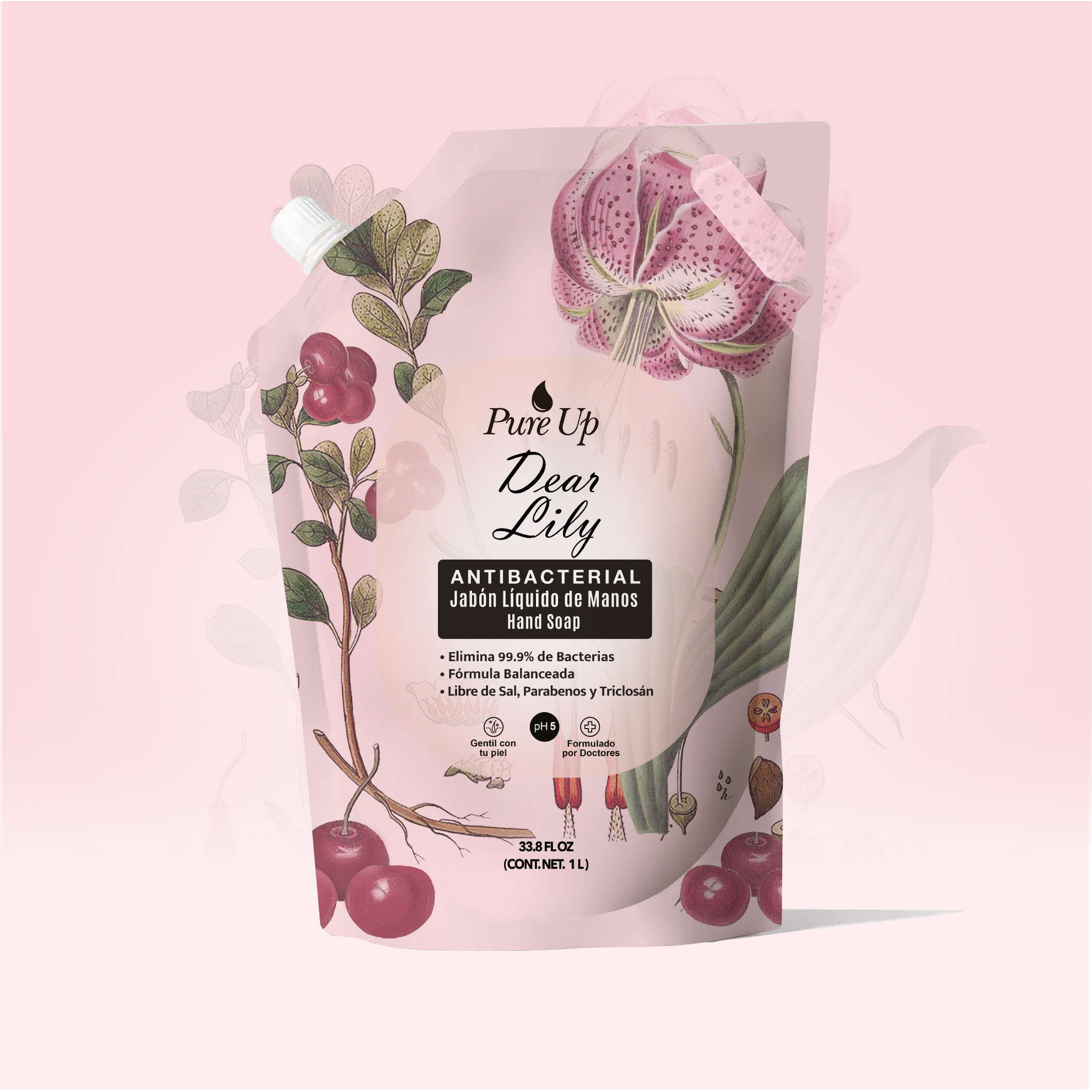 Jabón líquido de manos Refill Dear Lily 1L